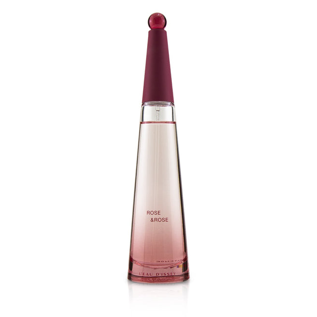 Issey Miyake L'Eau D'Issey Rose & Rose 50ml, an elegant floral fruity perfume with notes of rose, raspberry, and patchouli.