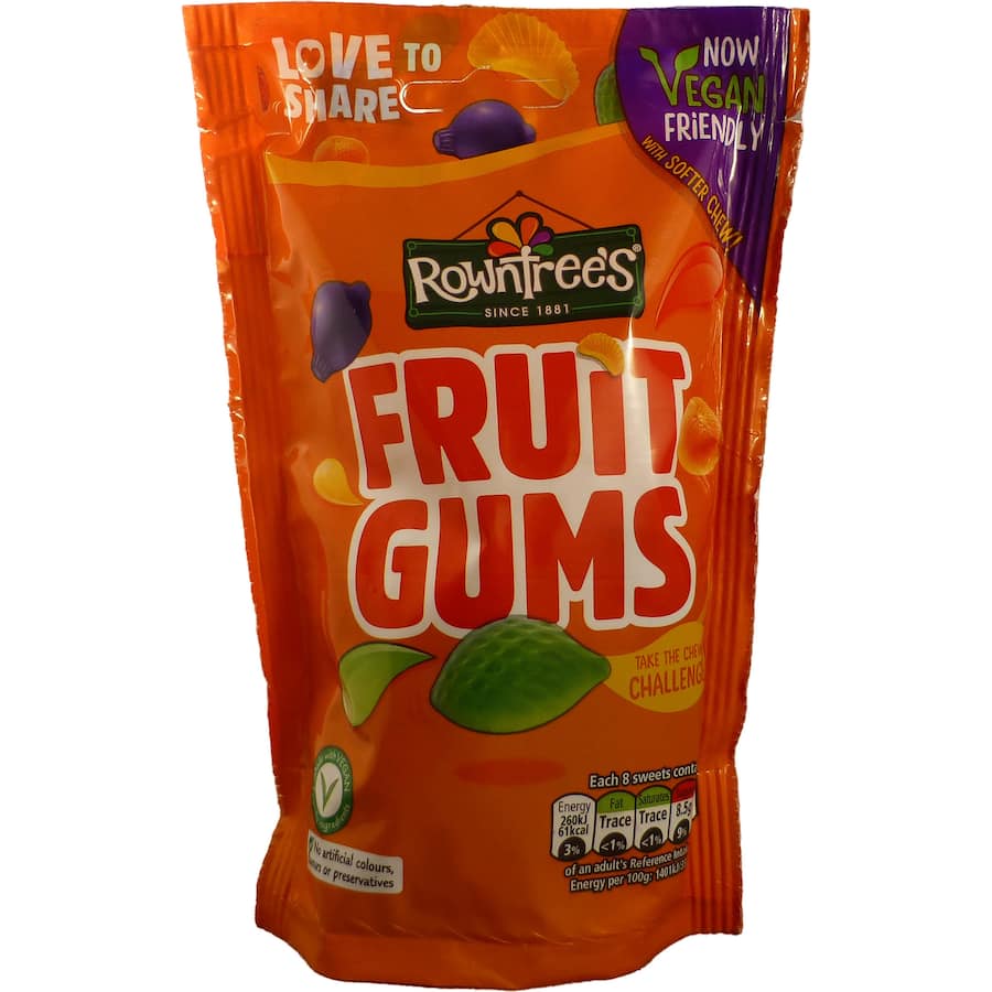 Rowntrees Fruit Gums Vegan