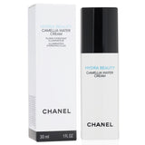 Chanel Hydra Beauty Camellia Water Cream, a lightweight moisturizer with Camellia Water for deep hydration and instant freshness.