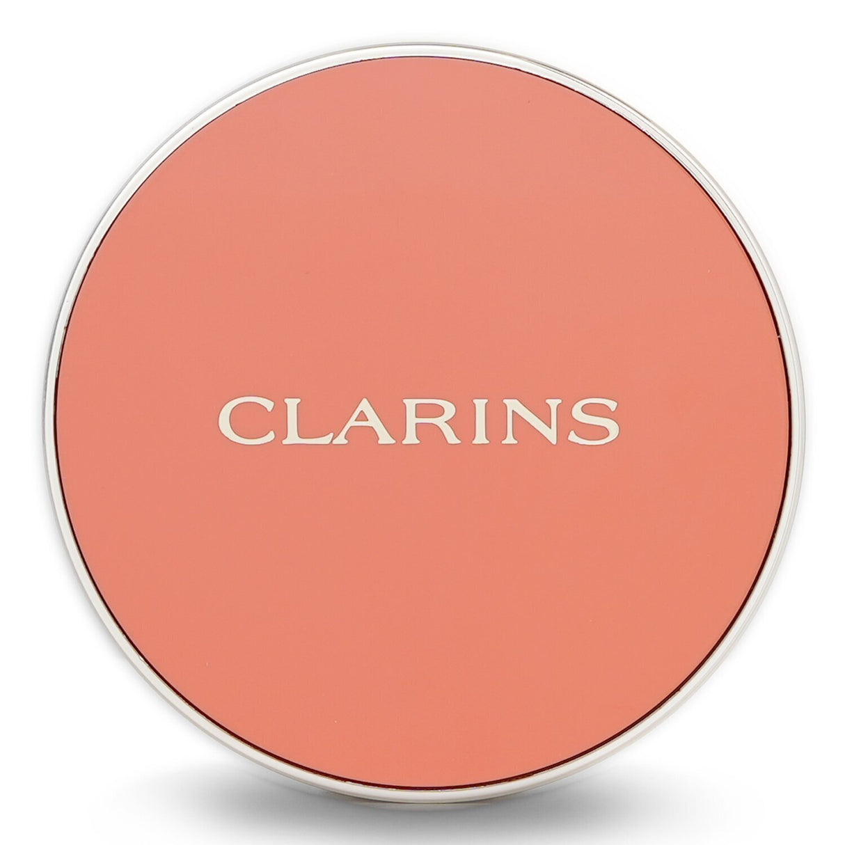 Clarins Joli Blush #07 Cheeky Peach, a pH-reactive blush for a customizable, enduring flush, infused with Hazelnut oil.