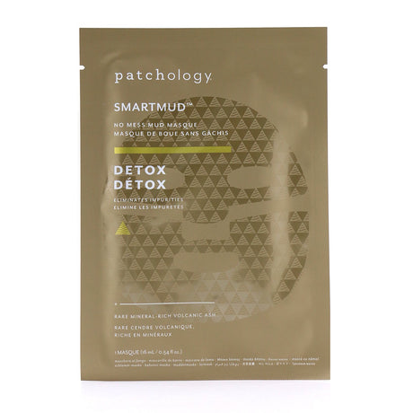 Detoxifying mud mask featuring volcanic ash, kaolin clay, and activated charcoal for clear, radiant skin.