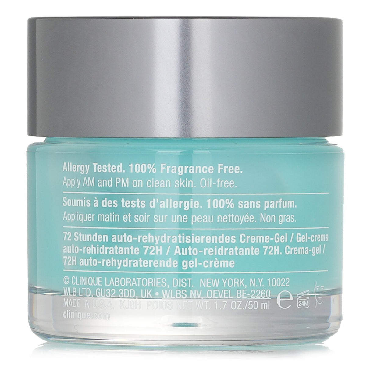 Clinique Maximum Hydrator 72-Hour Auto-Replenishing Hydrator in a 50ml jar, offering lightweight, long-lasting hydration for all skin types.