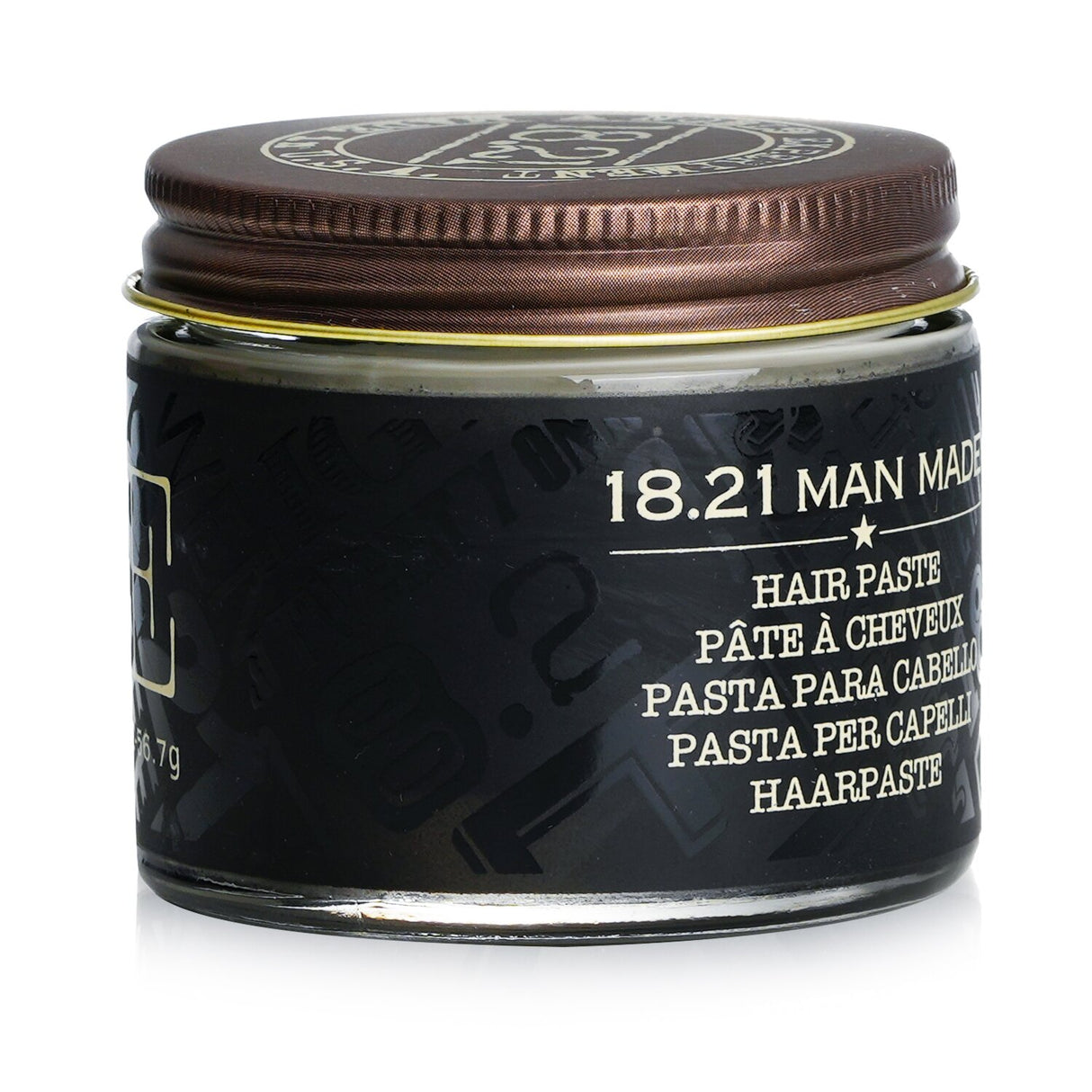 A luxurious Sweet Tobacco molding paste for men, offering medium hold and satin finish for versatile hairstyles.