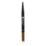 KISS ME Heavy Rotation Eyebrow Pencil in Light Brown, dual-ended with a precise tip and nourishing formula for flawless brows.