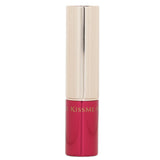 Dual-layer KISS ME Double Rouge #03 lipstick, featuring vibrant color and a pearl highlight for a plump, glossy finish.