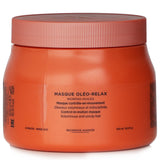 Kerastase Discipline Masque Oleo-Relax for unruly hair: rich mask that tames frizz, adds shine, and protects from heat styling.