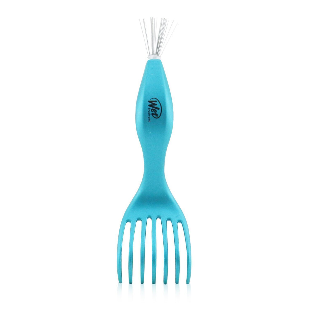 Teal Wet Brush Pro Brush Cleaner, designed to effortlessly clean hair and product residue from all brush types.