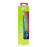 Wet Brush Pro Brush Cleaner in vibrant teal for effortlessly removing hair and residue while extending brush life.