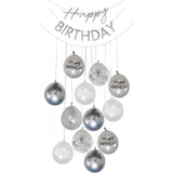 Whiz Pop Bang Balloons With Birthday Banner 13pack