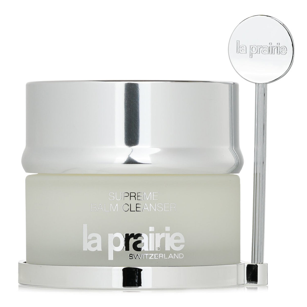 Luxurious La Prairie Supreme Balm Cleanser transforms from rich balm to oil, removing makeup and impurities while soothing skin.
