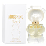 Moschino Toy 2 Eau De Parfum Spray 50ml, a floral woody fragrance with fruity top notes and warm base notes for a playful scent.