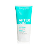 Clarins After Sun Balm (150ml) for face & body, enriched with aloe vera, shea butter, and watermelon for deep hydration and soothing relief.