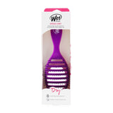 Wet Brush Speed Dry Detangler in vibrant purple, featuring IntelliFlex bristles for effortless detangling and faster drying.