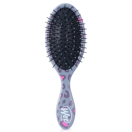 Wet Brush Kid's Detangler in trendy Leopard design with soft bristles for painless detangling and easy grip for kids.