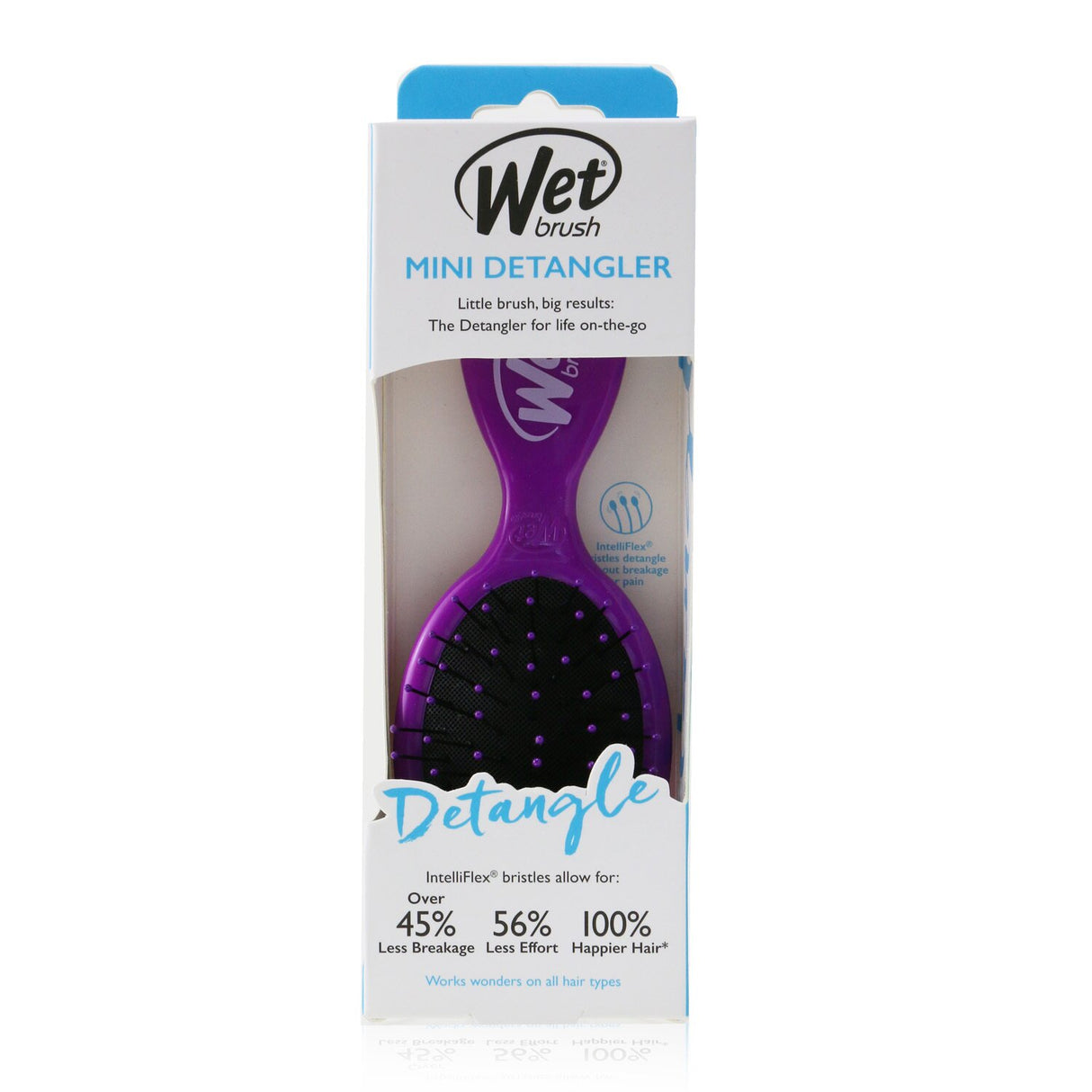 Wet Brush - Mini Detangler - # Purple  - 1pc