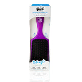 Wet Brush Paddle Detangler in purple, featuring HeatFlex™ bristles, AquaVent™ design, and a 20% larger surface for effortless detangling.