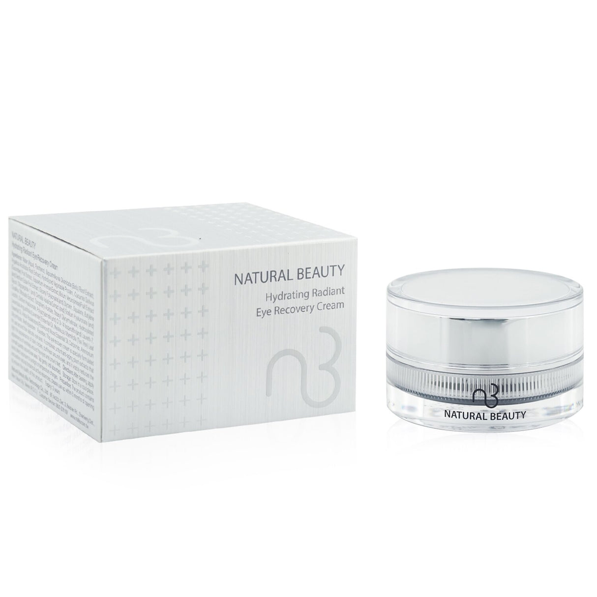 Hydrating Radiant Eye Recovery Cream in a 15g jar, enriched with natural extracts for deep hydration and youthful skin around the eyes.