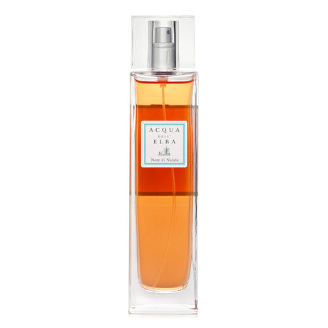 Luxurious Acqua Dell'Elba room spray in Note Di Natale, perfect for infusing festive cheer with warm orange and cinnamon scents.
