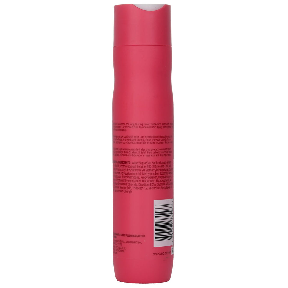 Wella Invigo Brilliance Color Protection Shampoo for normal hair, ensuring vibrant color and shine for up to seven weeks.