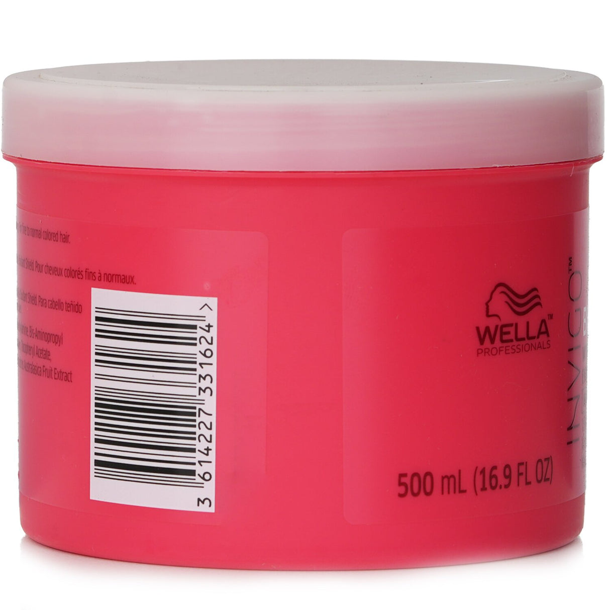 Wella Invigo Brilliance Vibrant Color Mask, 500ml for normal colored hair, enhances vibrancy and protects against color fade.