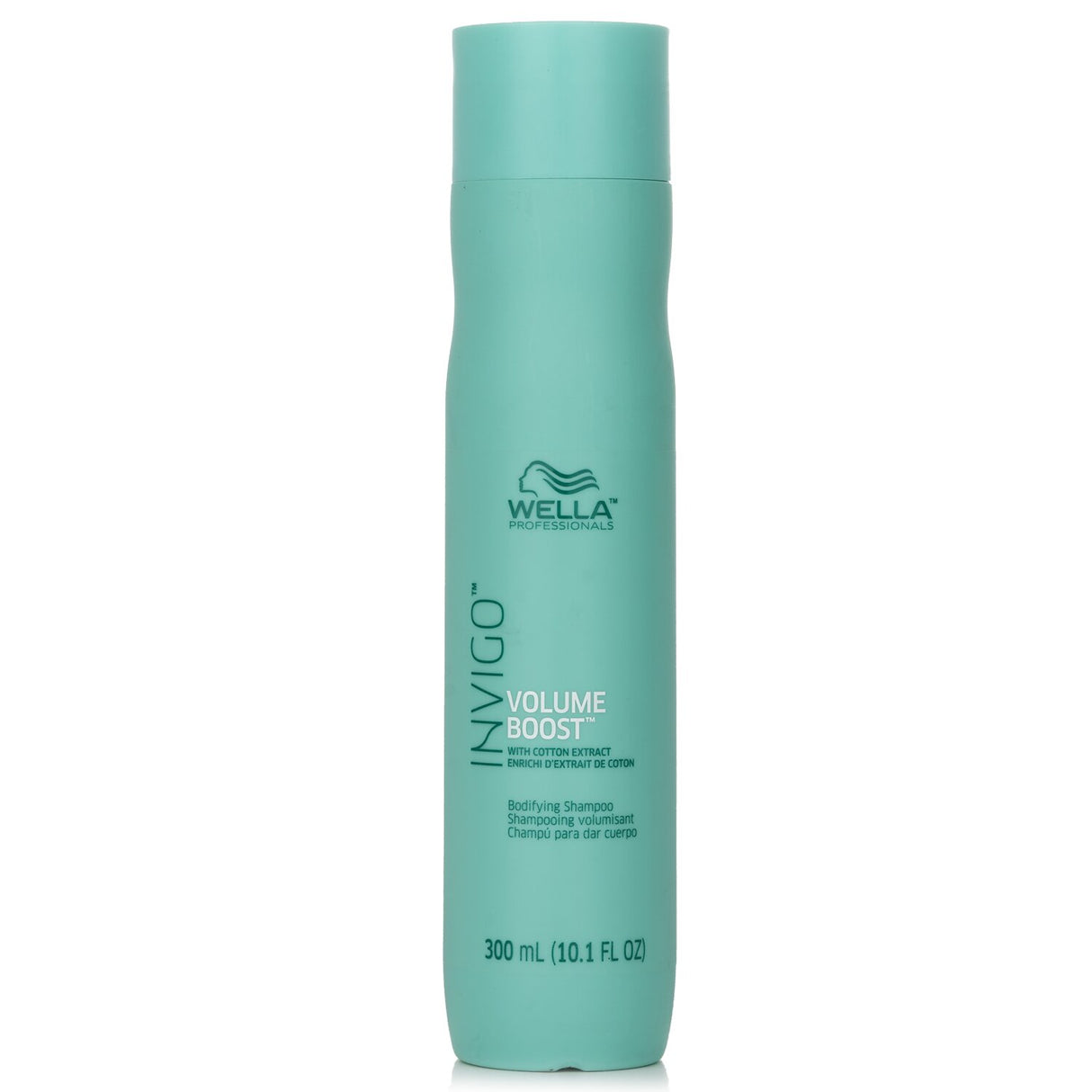 Wella Invigo Volume Boost Bodifying Shampoo in a 300ml bottle, designed to add lightweight volume to fine, flat hair.