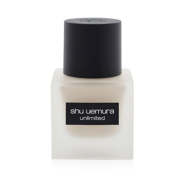 Shu Uemura Unlimited Breathable Lasting Foundation SPF 24 in Fair Sand, a lightweight, waterproof formula for a flawless complexion.