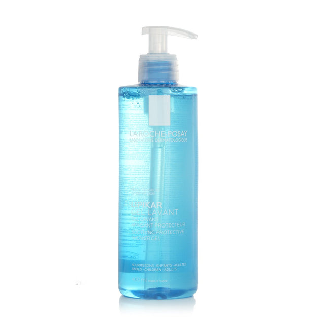 Gentle and soothing 400ml shower gel for sensitive skin, enriched with Niacinamide and Shea Butter, ideal for all ages.