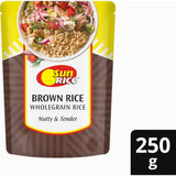Sunrice Microwave Rice Brown Medium Grain Pouch 250g