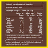 Sunrice Microwave Rice Brown Medium Grain Pouch 250g