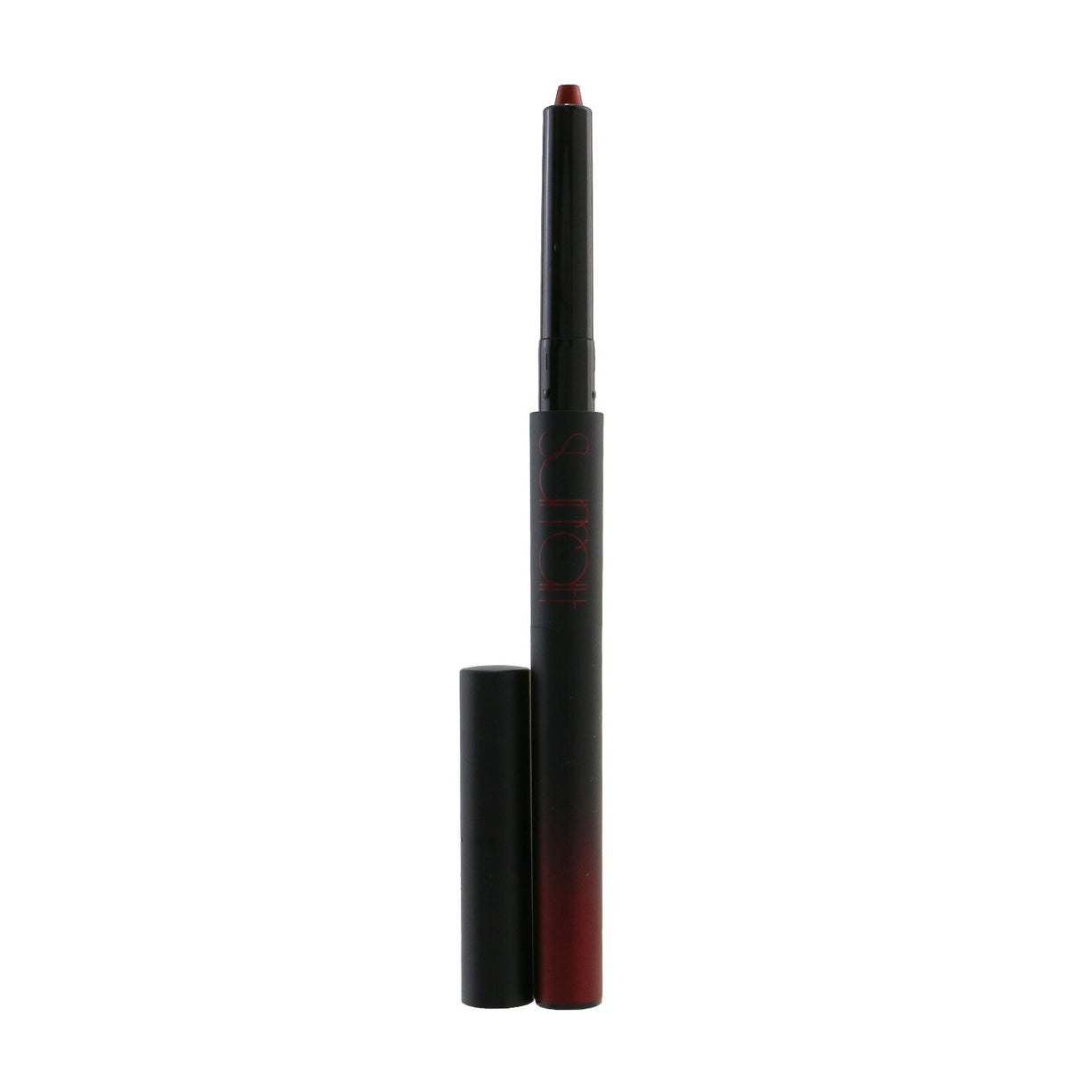 Dual-ended Surratt Beauty La Baton Rouge lipstick in # Bonne, featuring true red color and a mattifying powder for long-lasting wear.