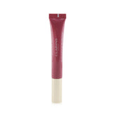 Clarins Natural Lip Perfector in Toffee Pink Shimmer, 12ml; adds shine, hydration, and plumpness with nourishing ingredients.