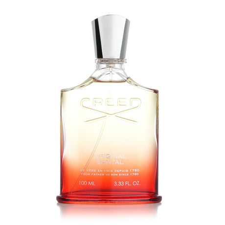 Luxurious Creed Original Santal fragrance spray featuring a captivating oriental woody scent for men and women.