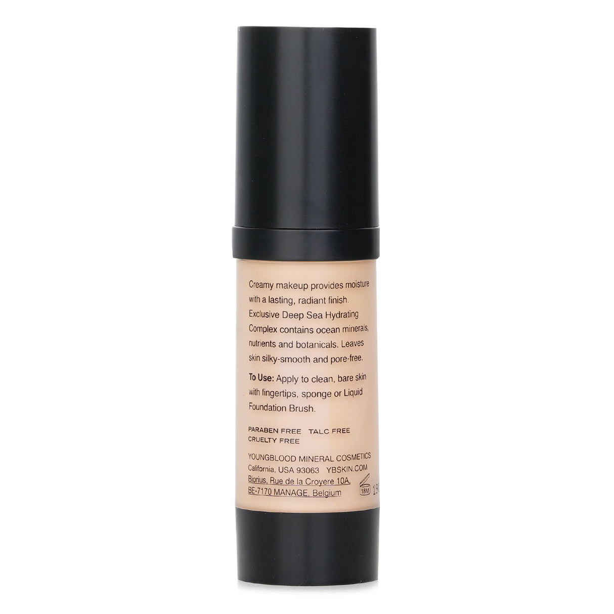 Youngblood Liquid Mineral Foundation in Ivory, 30ml; lightweight, sheer coverage for a radiant, flawless complexion.