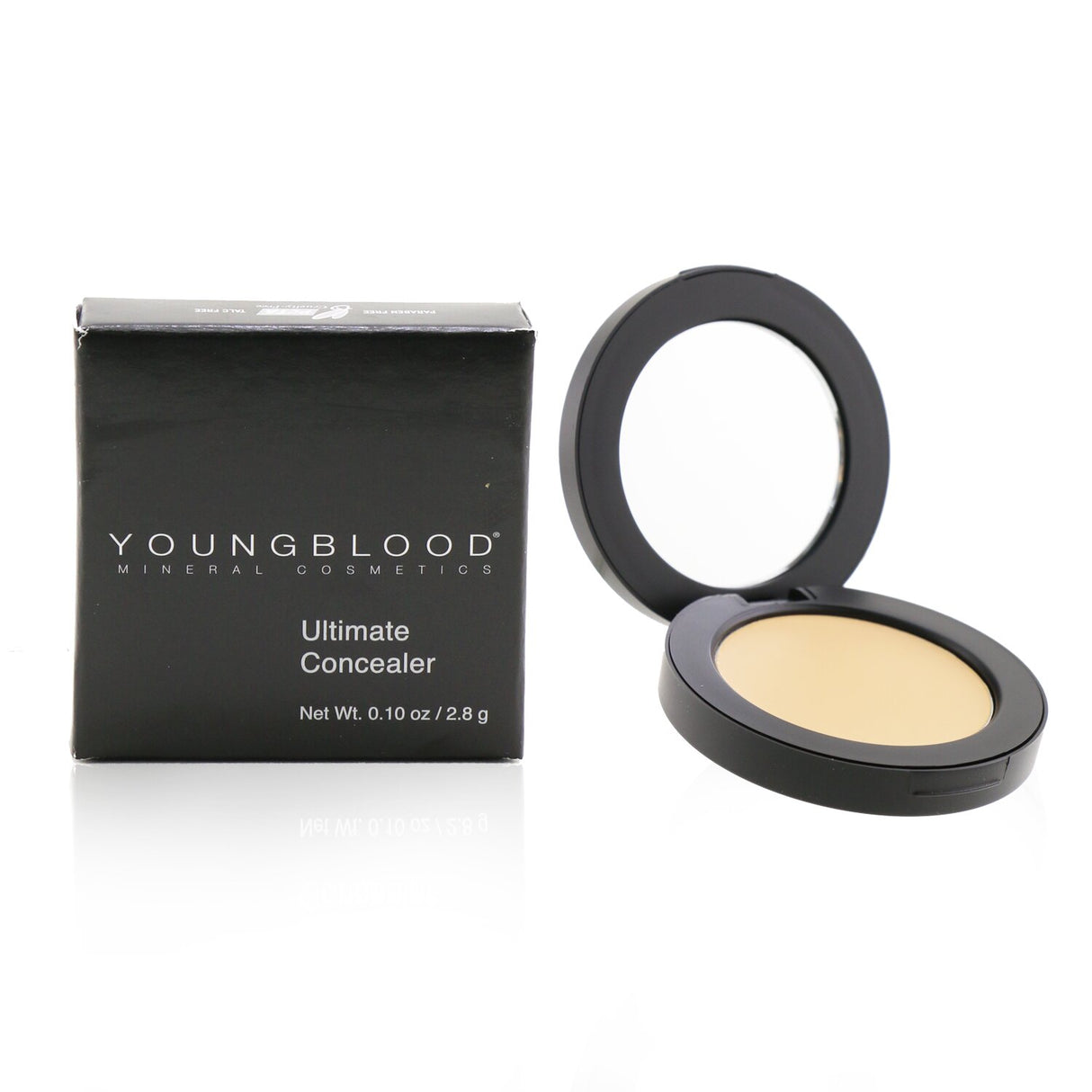 Youngblood Ultimate Concealer in Tan Neutral, 2.8g, offers creamy, mineral-based coverage for dark circles and blemishes.