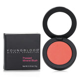 Youngblood Pressed Mineral Blush in Posh, a sheer powder for a natural glow, perfect for cheeks, eyes, and lips.