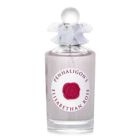 Penhaligon's Elisabethan Rose Eau De Parfum in a 100ml bottle, featuring floral woody notes for an elegant scent experience.