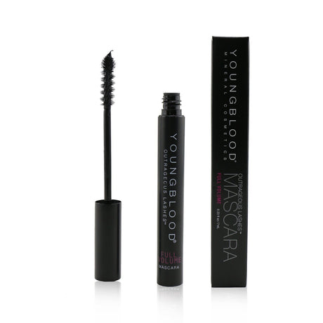 Youngblood Outrageous Lashes Full Volume Mascara, 7ml - enhances lashes with hydration, volume, and a false lash effect.