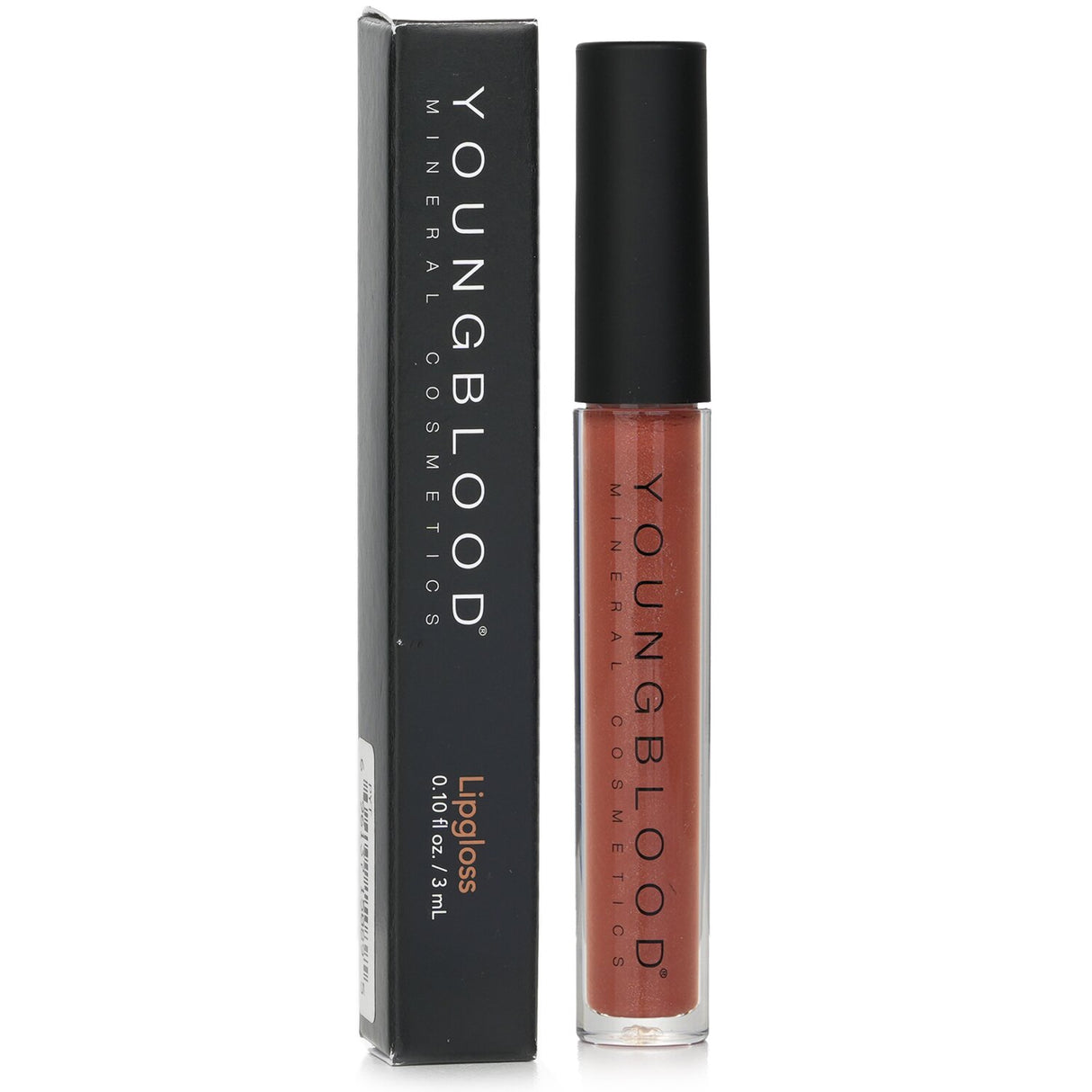 Youngblood Lipgloss in PYT, 3ml, offers luminous color, hydration, and a non-sticky finish for fuller, sexy lips.