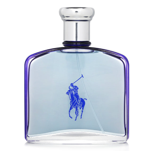 Ralph Lauren Polo Ultra Blue Eau De Toilette Spray, 125ml, features fresh cedrat and salty notes for confident daytime wear.