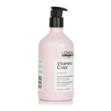 L'Oreal Vitamino Color Shampoo: 500ml radiance-boosting formula protects color, hydrates, and leaves hair soft and shiny.