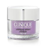 Clinique Smart Clinical MD, a 50ml anti-aging moisturizer, revitalizes skin with Hyaluronic Acid and Soybean Protein for youthful fullness.