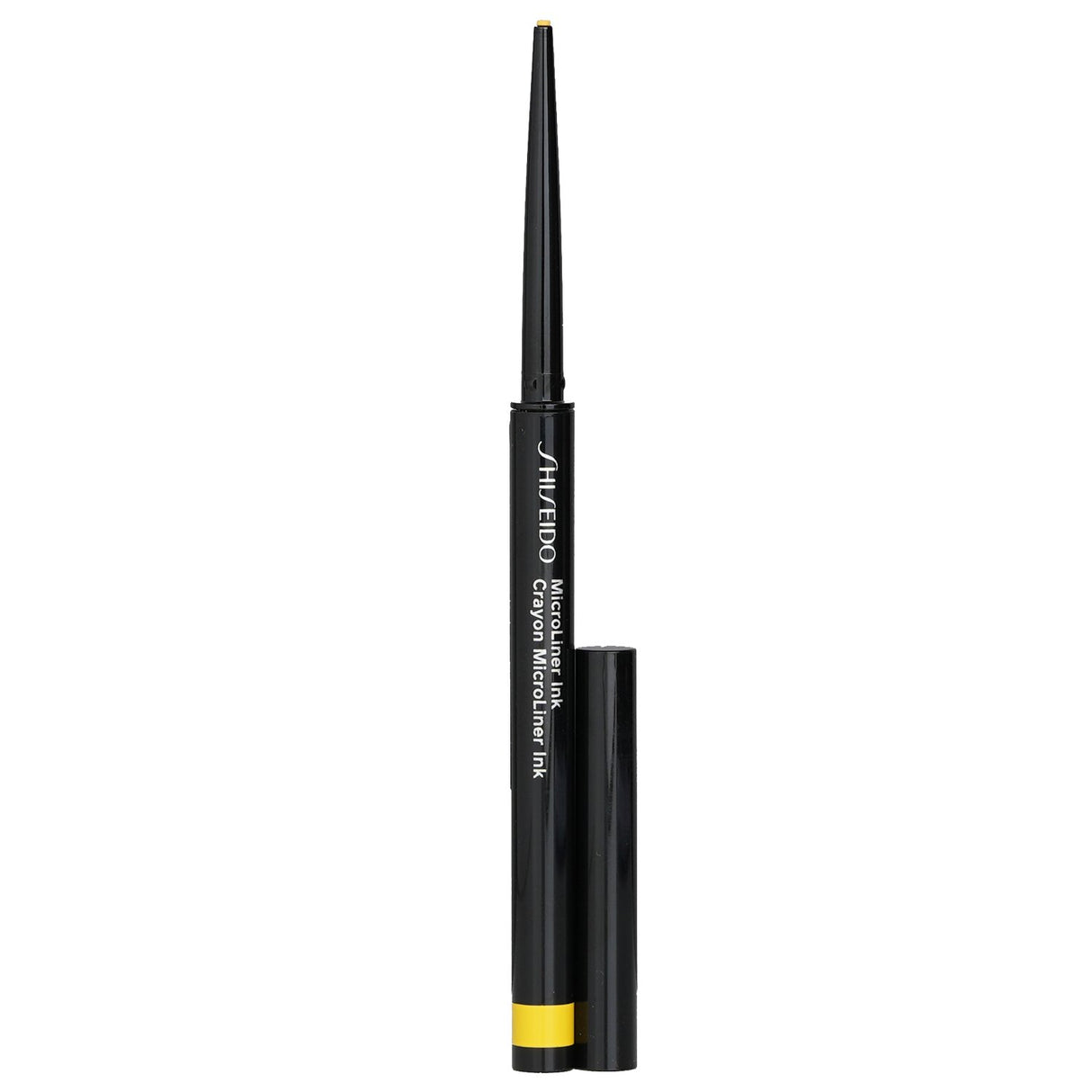 Shiseido MicroLiner Ink Eyeliner in #06 Yellow, a waterproof, precise pencil for bold eye makeup and all-day wear.