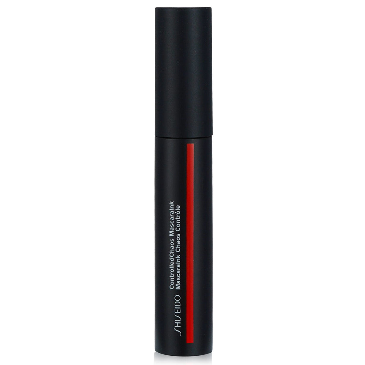 Shiseido ControlledChaos MascaraInk in #01 Black Pulse for volumized, clump-free, long-lasting, and defined lashes.