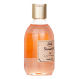 Luxurious 300ml Sabon Shower Oil in Lavender Apple scent, deeply moisturizing with essential oils for soft, fresh skin.