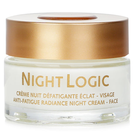 Rejuvenating Guinot Night Logic Cream promotes cell metabolism, hydrates intensely, and revitalizes skin overnight for a luminous glow.