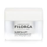 Filorga Sleep & Lift Night Cream in a 50ml jar, offering ultra-lifting, nourishing, and rejuvenating skin benefits overnight.