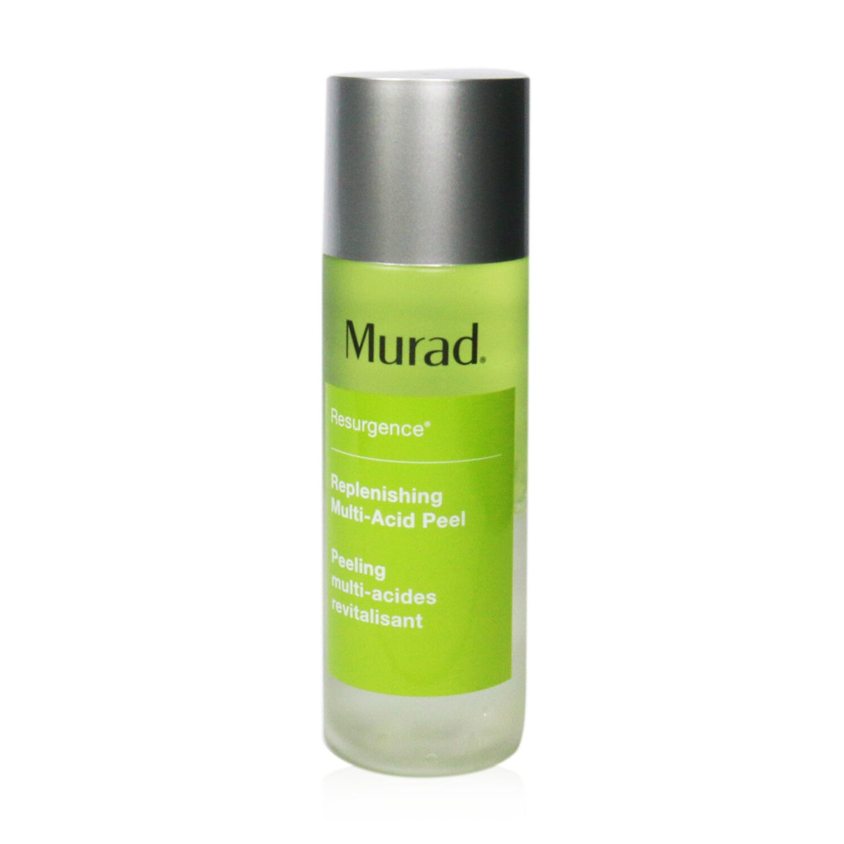 Murad Replenishing Multi-Acid Peel, a bi-phase facial peel for radiant, even-toned skin with AHA, BHA, and holy basil.