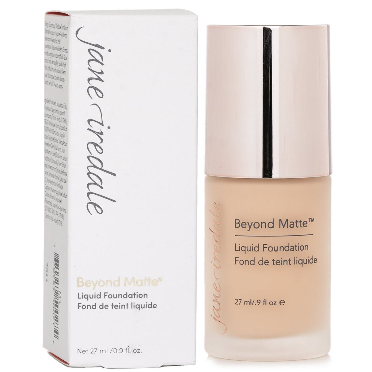 Jane Iredale Beyond Matte Liquid Foundation in Fair Neutral provides weightless, buildable coverage for a smooth, natural finish.