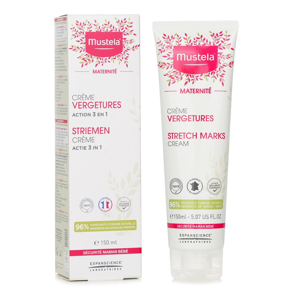 Mustela - Maternite 3 In 1 Stretch Marks Cream (Fragranced)  - 150ml/5oz