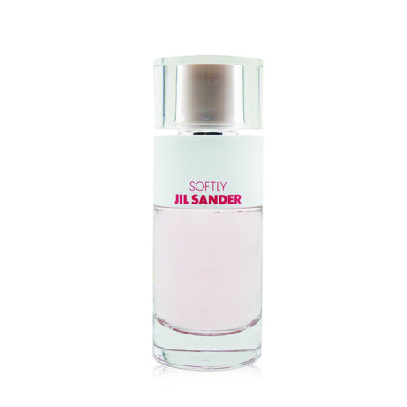 Jil Sander Softly Eau De Petales 80ml spray with floral notes of cherry blossom, rose, and jasmine for modern elegance.